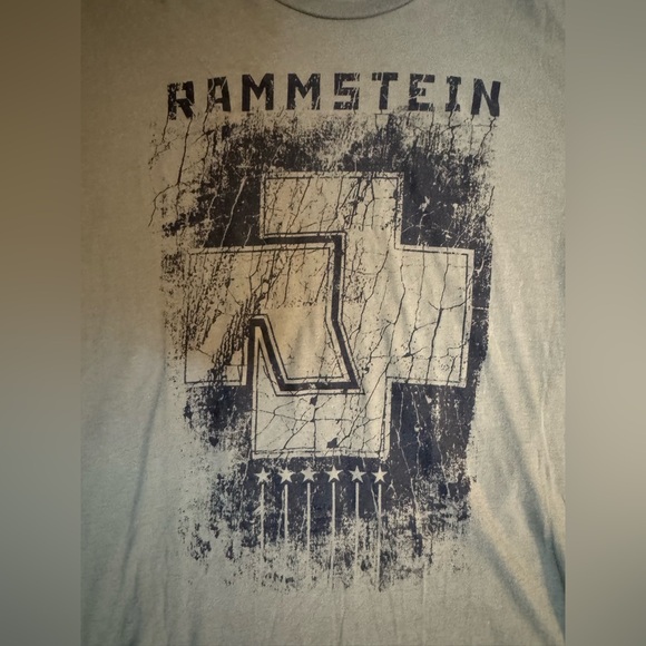 Rammstein Shirt Sechs Herzen Die Brennen Industrial Metal Band Shirt S Green - Picture 4 of 6